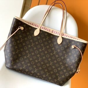 Louis Vuitton Neverfull Pink Lining Bag